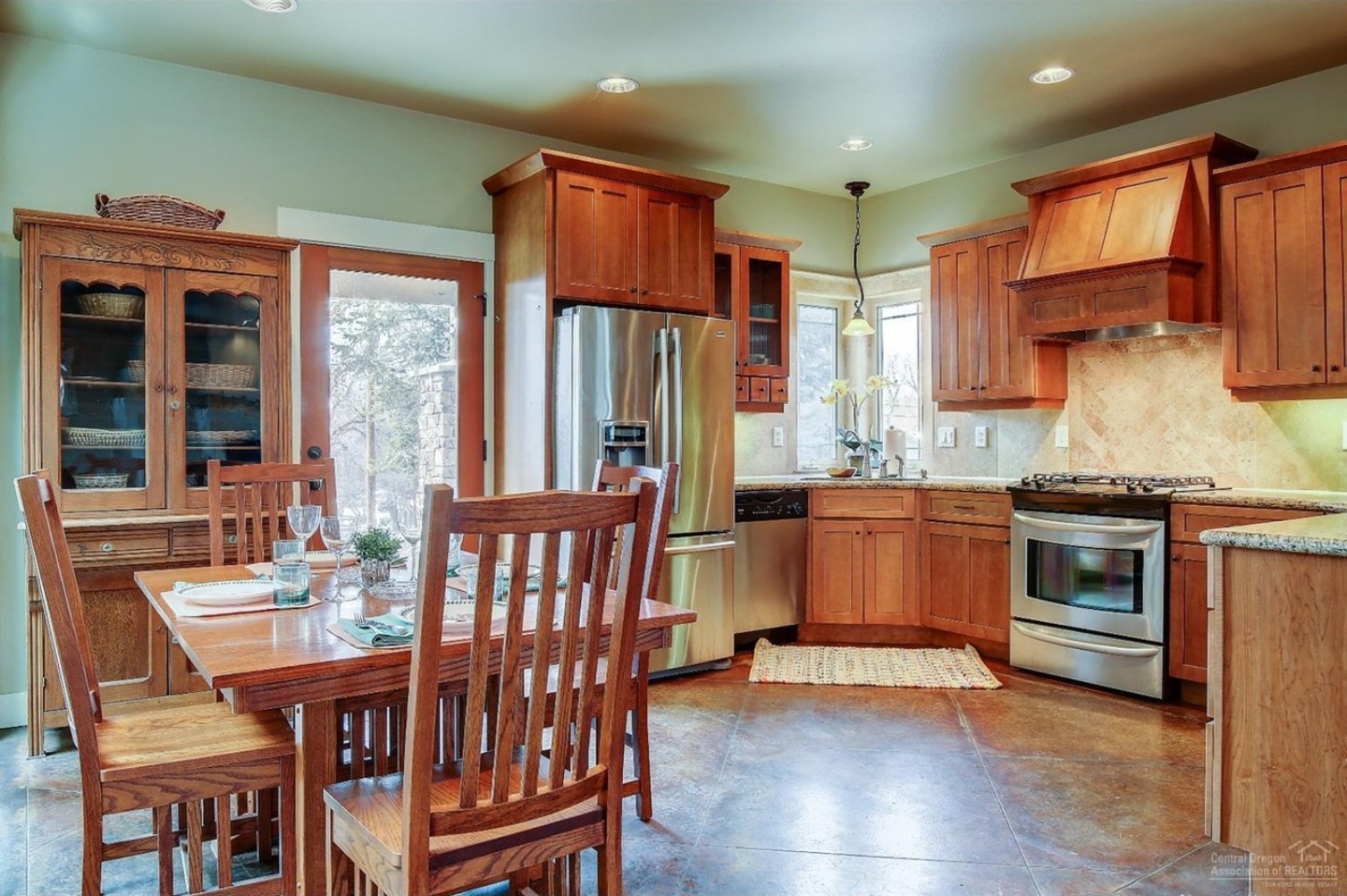 Kitchen with wood cabinetry, 9th St, Central Oregon